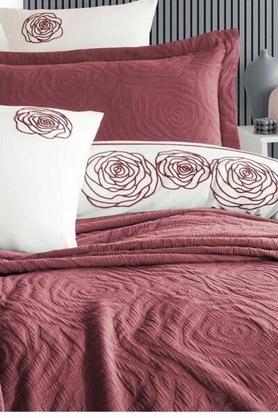 Şaheser ŞAHESER ÇİFT KİŞİLİK YATAK ÖRTÜLÜ NEVRESİM SETİ NOVELLA GÜLÇİÇEK