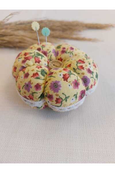 Rengahenk Tasarım El Yapımı Çiçek İğnedenlik Papatya İğnedenlik