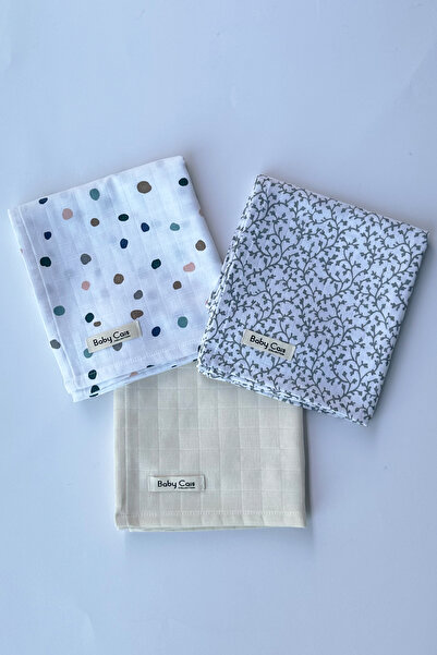 Baby Cais Collection طقم بطانية وبطانية موسلين متعددة الأغراض مكون من 3 قطع 1...