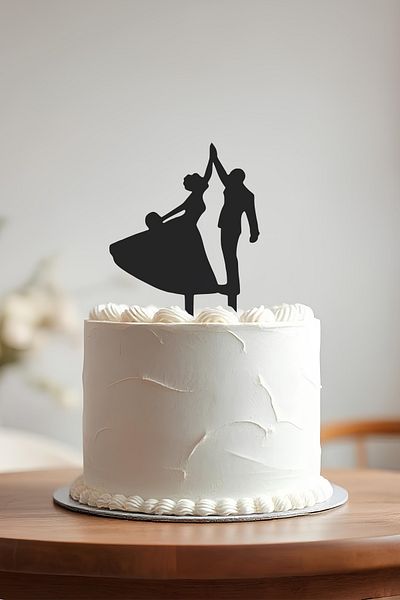 oalpo Wedding Anniversary Cake, Wedding Cake Toothpick, Cake Decoration, Reusable