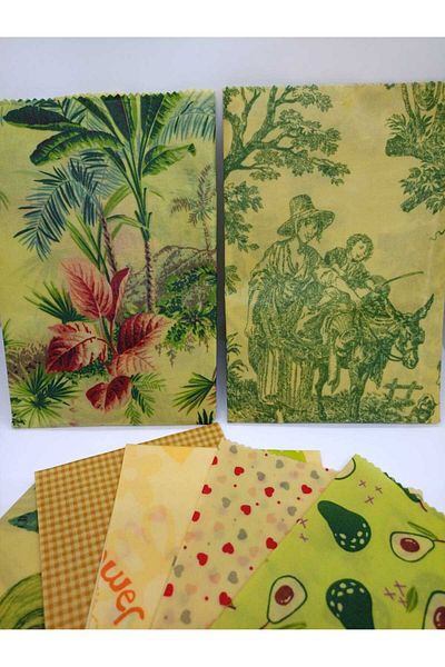 Vera Food Food Storage Cloth Set: 35X30 cm and 30X30 cm