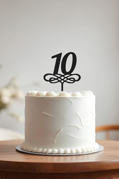 oalpo 9. Age Birthday Cake Toothpick, Cake Topper, Reusable