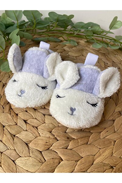 Butik Bebek Nakışlı Sevimli Panduf Patik