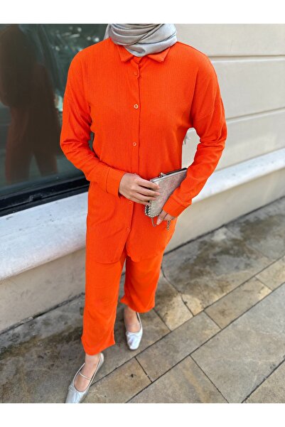 VOLT CLOTHİNG Women's Trousers Wrap Suit