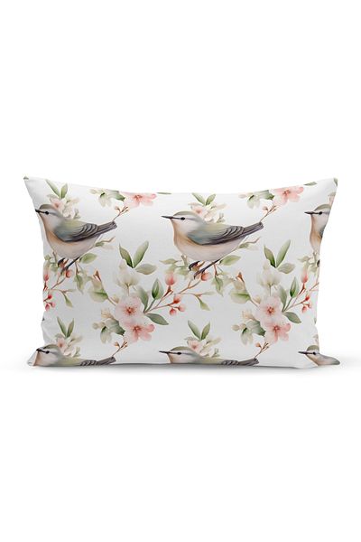Bertille Home Κάλυμμα μαξιλαριού με ριχτάρι διπλής όψης σειράς άνοιξης (Κάλυμμα μαξιλαριού για το Πάσχα της Άνοιξης)