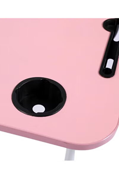 co arma Green Foldable Laptop Table with Cup Holder and iPad