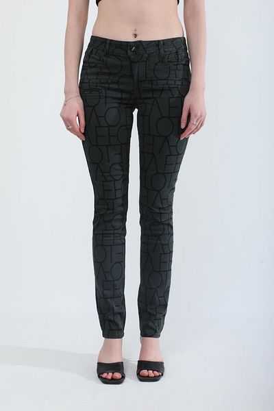 Bluewhite Women's Lycra Low Waist Skinny Fit Jean Trousers