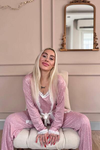 Pijamaevi Pyžamová súprava Pegasus s ružovým vzorom