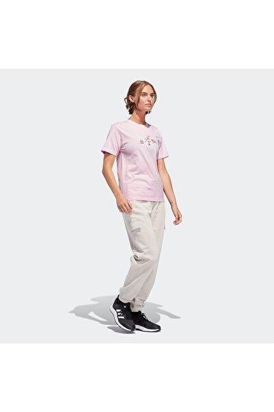adidas ADIDAS women's T-shirt W ELEM FLRL TEE - JP0114