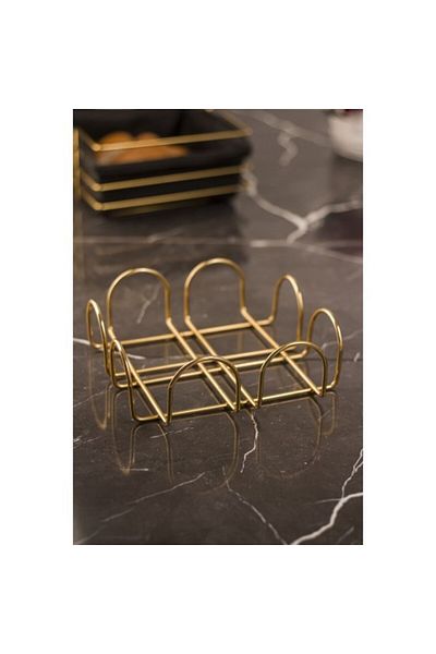 Depa Gold Presentation Napkin Holder & Napkin Holder Stainless