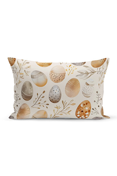 Bertille Home Spring Series Double Sided Digital Printed Set of 3 Throw Pillow Covers (Spring Easter Easter)