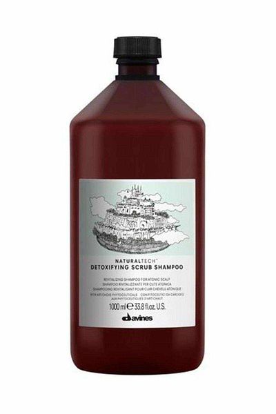 Davines 1000 ml Detoxifying Scrub Purifying Shampoo