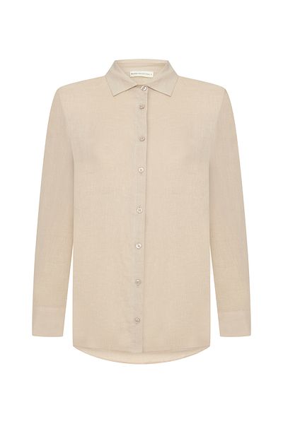 Mudo Regular Fit Long Sleeve Linen Shirt