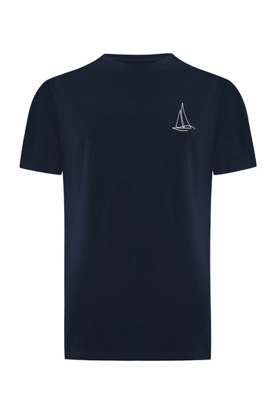 Mudo Printed Cycling Neck Oversize T-Shirt