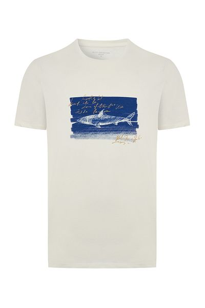 Mudo Printed Crew Neck Short Sleeve T-Shirt