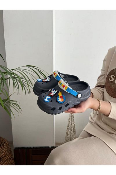 Behtah Kundura Boy's Sandals - Önung Closed Garden Pool, Daily Slippers - 6 Pieces