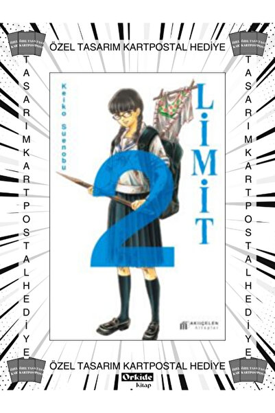 Akıl Çelen Kitaplar Özel Kartpostal Hediye - Limit 2.Cilt Manga Keiko Suenobu