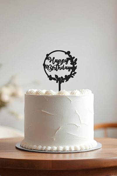 oalpo Birthday Cake Topper, Cake Topper, Reusable