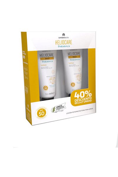 Heliocare 360° Pediatrics Sonnenschutzlotion Spf50, Packung 2 X 200 ml