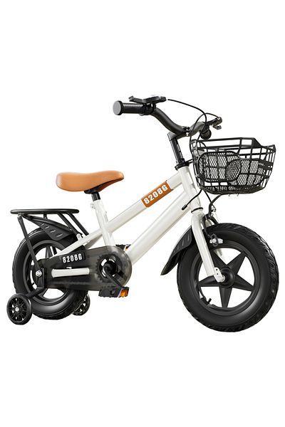 Ma Baby 12 inch Bicycle for Kids, with Training Wheel and Adjustable Seat, for 2-8 Years Boy and Girls
