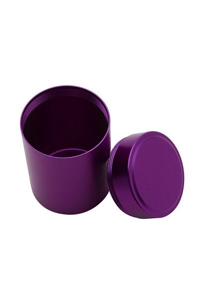 Choice Purple Mini Metal Box Tea Can Small Travel Portable Container Jar Sugar Coffee Caddy Organizer House