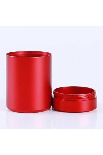 Choice Red Mini Metal Box Tea Can Small Travel Portable Container Jar Sugar Coffee Caddy Organizer Househol