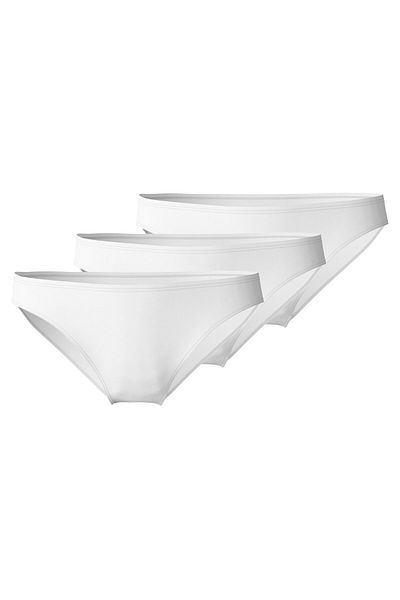Calida Damen Slip 3er Pack - Essential Cotton, Low Cut, Jersey, einfarbig