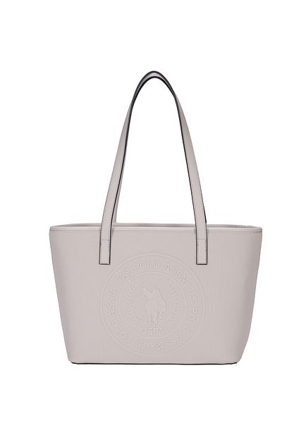 U.S. Polo Assn. A. Geantă gri de umăr pentru femei Us24732