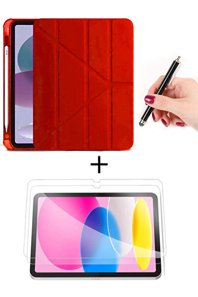 Nezih Case iPad 11. Generation A16 2025 11 Inch Case with Pen Compartment and Sleep Mode + Screen Protector + Touch Pen