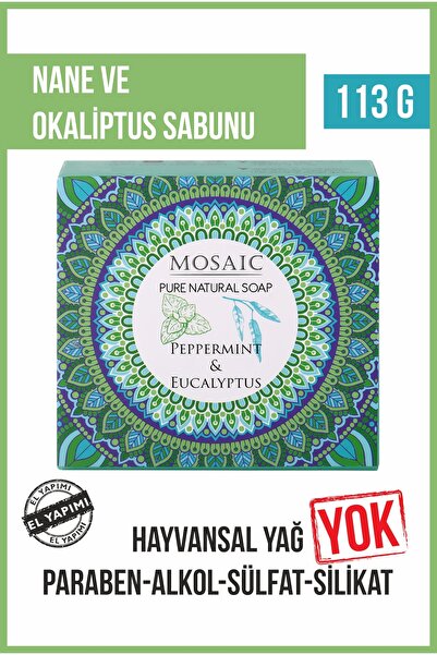Mehmet Aydın Mosaic Mint and Eucalyptus Soap 113 g X 6 Pack