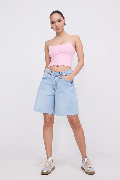 Addax Crop Bustier with Thin Straps B11957-R2