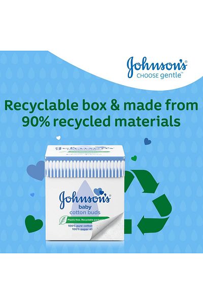 Johnson's أعواد قطنية لأذن الأطفال من جونسون، 200 قطعة