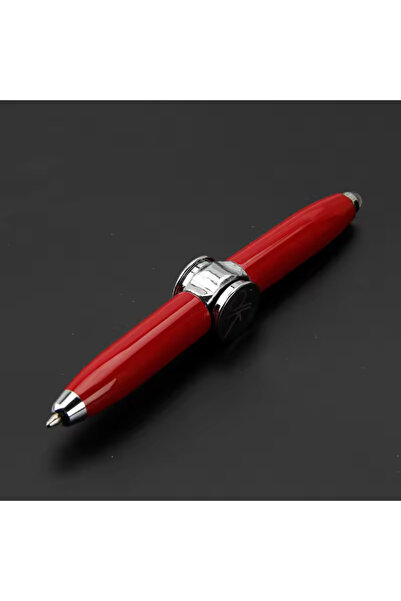 LuxiPen Rotasyonlu Çok Fonksiyonlu Kalem - LED Işık ve Rahatlama Özelliği , Metal Kalem, Pratik Kalem