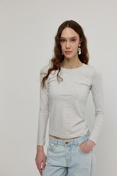 TUBİA Γυναικείο μακρυμάνικο κορμάκι Snow Melange Basic