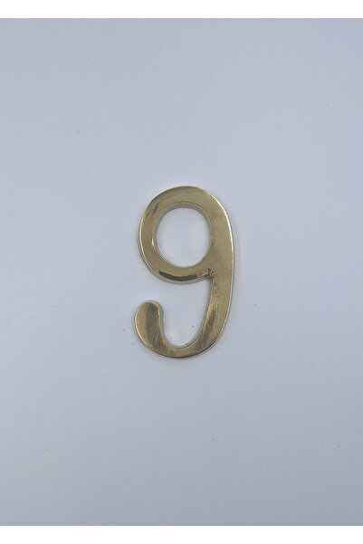 Kalender Döküm Brass Numerical Door Number 8cm No:9