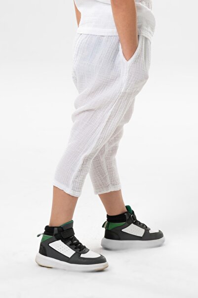 Eliş Şile Bezi Western Summer Muslin Boy Shalwar White Byz