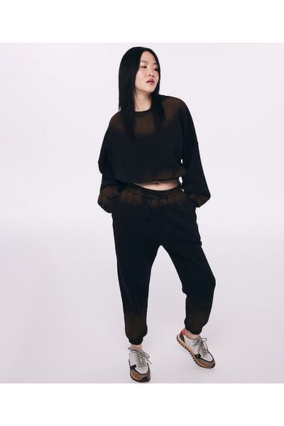Twist Antique Jogger Pants with Effects