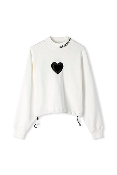 Twist Velvet Patterned Sweatshirt