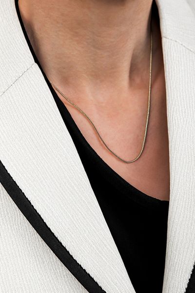 Miltonia Scrunch Italian Chain Never Tarnish Plated Very Good Quality Chain