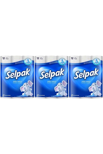 Selpak Paper Towels (3 Layers) Set of 36 (3Pk*12)