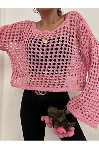 MODA İSTAN Delikli Triko Buluz