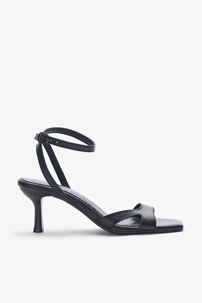 Louis Cardy Pantofi cu toc de damă Sofia din piele naturală neagră