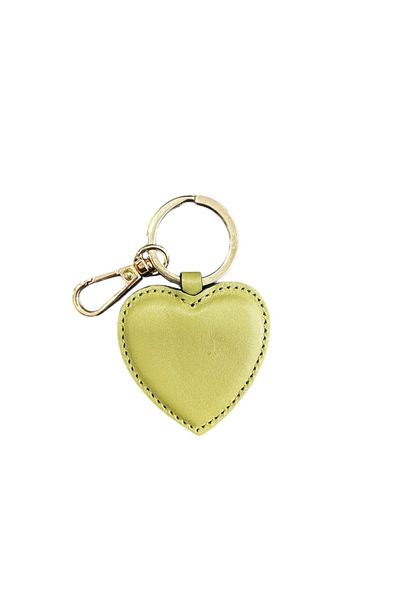 Seyahataksesuar Heart Leather Keychain