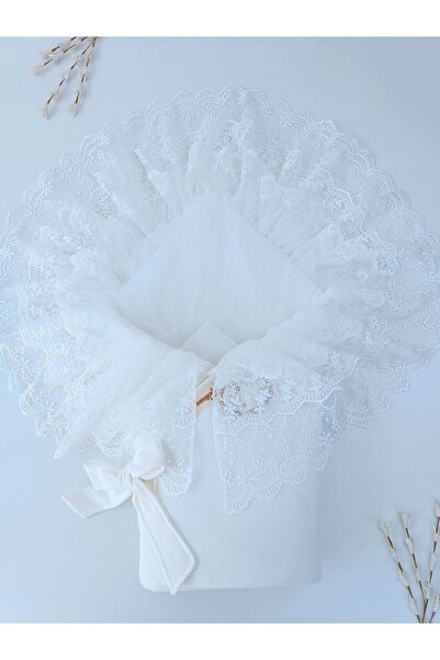 Tomuycuk Lacy Baby Blanket 100% Cotton Natural Organic Sleeping Swaddle Gift Newborn Mevlütlük