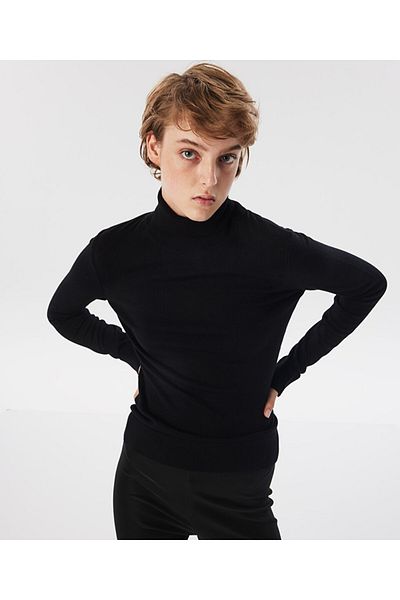 Twist Simple Knitwear - Stand Collar
