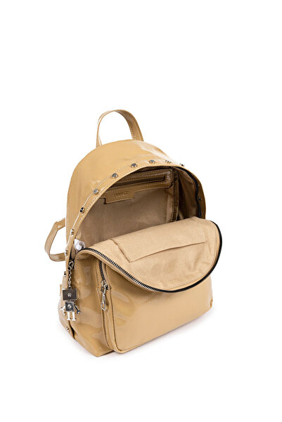 Twist Shiny Textured Backpack