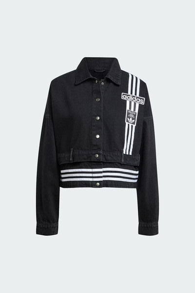 adidas Дамска ежедневна спортна блуза Adibreak Denim Two-in-One Track Top Jj3095