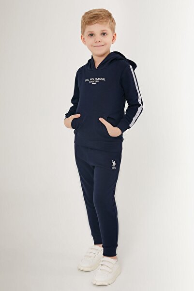 U.S. Polo Assn. U.S. Polo Assn. Boys Navy Tracksuit Set