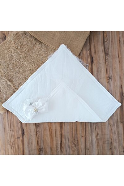 Tomuycuk Ecru Natural Organic Baby Blanket - Girl Boy, Sleeping Swaddle, Newborn Hospital Exit Gift