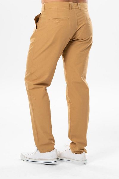 Eliş Şile Bezi Ανδρικό παντελόνι Gabardine Camel Cml